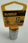 Dewalt 1/2" Drive Dwmt74574osp Metric Chrome Socket, 17mm 12-point. Fixed Price $6.50.
