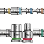 Wera Zyklop Ratchet Sockets 1/4" 4.5-13mm Set 003502-003512 From Japan. Fixed Price $40.32.