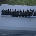 Snap On 311imya -1/2" Drive 11 Pc Sae Shallow 6 Pt Impact Socket Set (3/8" - 1"). Fixed Price $130.00.