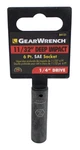 Gearwrench 6 Point Sae 11/32in Deep Impact Socket 1/4in Drive Model Number. Fixed Price $4.25.