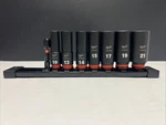 New Milwaukee Shockwave Impact Duty 3/8 In. Drive Metric Deep 6 Point Socket Set. Fixed Price $40.01.