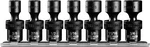 7pcs 3/8" Drive Impact Swivel Socket Set, Universal One Size, Black. Fixed Price $55.44.