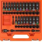 Klein Tools 65148hd Knect 3/8in Deep Shallow Impact Socket Set 44pc. Fixed Price $159.98.