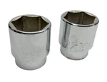 Lot Of 2, Proto 5446h Socket 1/2", 1/2" Drive Steel, Chrome, 1 -7/16" 6points. Fixed Price $51.23.