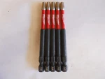 Milwaukee T27 Torx Shockwave 3-1/2 In. Power Bit 48-32-4597 (5) Five Piece. Fixed Price $13.50.