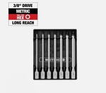 Milwaukee 7pc 3/8 Drive Long Ball End Hex Bit Socket Set Metric 48-22-9548 New. Fixed Price $95.90.