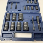 Vaco Vac4182 18pc Flip Socket Set - Sae/metric Sizes Made By Klein Tools. Fixed Price $75.99.