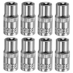 8pcs E-torx Socket 1/4 " For E8 Deep External 1 Star. Fixed Price $11.63.