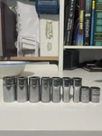 Snap On 3/8 Drive 6 Point Socket Set Fsms17,16,15,13,11,9,8 Fsm13i,12i Lot X9. Fixed Price $180.00.