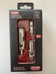 New Icon A123us-3 Professional Universal Joint Socket Adapter Set 1/4" 3/8" 1/2". Fixed Price $26.50.