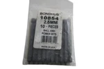 Pack Of 10 New Bondhus 10854, 2.5mm Balldriver Power Bit. Fixed Price $24.99.