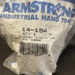Armstrong 14-154 1" Drive 1 11/16" Socket 12pt. Fixed Price $37.00.
