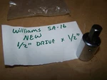 Williams Usa Sa-16, 1/2" Hex Socket Driver, Drive. Fixed Price $12.95.