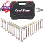 Craftzone Ratcheting Combination Wrench Set, Sae & Metric With Color Ring,.... Fixed Price $166.00.