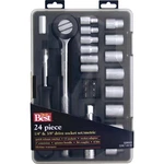 Do It Best Metric 1/4 In. And 3/8 Drive 6-point Shallow Ratchet & Socket Set. Fixed Price $41.94.
