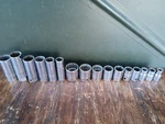 Proto 3/8" Drive Socket Set Sae Shallow & Deep 1/4" Thru 13/16" Lot 16 Tools. Fixed Price $28.50.