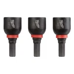 Milwaukee Tool 49-66-4517 Shockwave 1/2 In Insert Nutdriver Set, Pk3. Fixed Price $14.97.