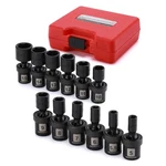 Mixpower 12 Pieces 1/4" Drive Metric Shallow Universal Impact Socket Set Cr-mo. Fixed Price $69.84.