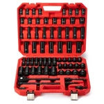 1/2" Drive Impact Socket Set 66-piece, Standard Sae (3/8"-1-1/4") And Metric .... Fixed Price $82.62.