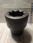 Used Snap-on Tools 1-1/2" Drive 8-point Sae 1-11/16" 43mm Impact Socket Sim-754. Fixed Price $45.00.