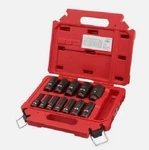 Milwaukee Socket Set 3/8 Drive Sae 6 Point 12pc Shockwave Impact Duty 49-66-7006. Fixed Price $54.20.