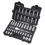 Westward 53pn55 Socket Set,chrm,10 Mm To 32 Mm,12pt. Fixed Price $180.14.