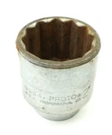 Proto Professional 2" 12 Point Shallow Chrome Socket 3/4" Drive 5564 Usa. Fixed Price $12.00.