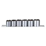 Westward 53pn46 3/8" Drive Socket Set Metric 6 Pieces 20 Mm To 25 , Chrome,. Fixed Price $16.49.