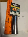 Allen 11/16" Deep Socket 12 Pt. 3/8" Drive - Nos Usa Tool #11263. Fixed Price $7.11.
