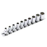 Genius Tools 10 Piece 1/4" Drive Sae Hand Socket Set (12-point), Cr-v Steel -.... Fixed Price $22.75.