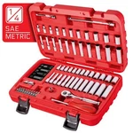 1/4" Drive 6 Point Socket & Ratchet Set 65 Piece Sae Metric. Includes Metric. Fixed Price $107.11.