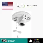 Leviton One-piece Glazed Porcelain Outlet Box Mount, Incandescent Lampholder. Fixed Price $14.99.