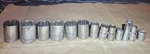 15pc Vintage Proto Sockets 6, 8, 12pt. 1/2 & 3/8 Drive. Fixed Price $60.00.
