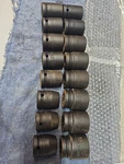 16 Pc Proto Drive Metric Impact Sockets 19mm - 34mm. Fixed Price $285.00.