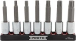 Proto J4990r7mm 7 Piece 3/8" Drive Advanced Hex Bit Socket Set - Mm One Size. Fixed Price $169.99.
