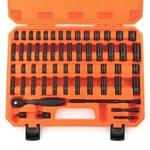 1/4" Drive Impact 56-piece Socket Set, Standard Sae (5/32 To 9/16 Inch) & Met.... Fixed Price $56.23.