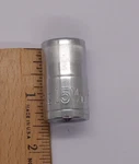 Vintage Craftsman 1/2" Dr 15m/m 12 Pt Shallow Socket Top Knurl Vv 44236 Usa Nos. Fixed Price $12.20.