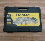 New Stanley 201-pc Mechanics Tool Set Sockets Wrenches Screwdriver Durable Case. Fixed Price $102.00.