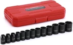 Casoman 13 Pieces 3/8-inch Drive Impact Socket Set, 6-point, Shallow, Metric. Fixed Price $28.19.