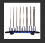 Eight Tool 83bbl-s8,taper Head Hex Socket Bit 3/8" Drive 8pcs. Set 3-10mm. Fixed Price $104.73.