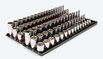 Tekton 3/8 Inch Drive 6-point Socket Set With Rails And Trays (102-piece). Fixed Price $250.00.