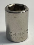 Vintage Craftsman 3/8" Drive 7/16" 6 Point Shallow Socket Sae G 43002 Usa. Fixed Price $10.99.