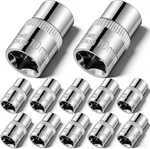 12 Pack 3/8-inch Drive Impact Socket 10mm Set Shallow Sockets Metric Mirr. Fixed Price $20.85.