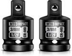 2-piece 1/2" Female To 3/8" Male Impact Socket Adapter Set, Drive Dr. Fixed Price $15.29.