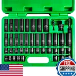 43-pc 3/8" Impact Socket Set - Sae & Metric, 6-point Deep Standard. Fixed Price $83.94.