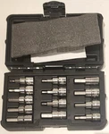 Westward 54tl55 3/8" Drive Socket Bit Set Sae Metric 13 Pcs New. Fixed Price $32.99.