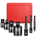 Blackrobot 7pcs Impact Socket Adapter Set, 1/4" 3/8" 1/2" Sae Drill Ad.... Fixed Price $26.27.
