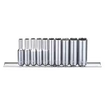 Westward 53pn26 1/4" Drive Socket Set, Sae, 5/32 To 1/2 In, 6-point, Chrome,. Fixed Price $17.29.