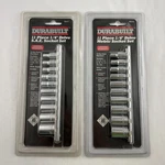Durabuilt 11 Piece 1/4 Inch Drive Sae & Metric 6 Point Socket Sets Bundle Nos. Fixed Price $22.00.