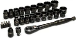Gearwrench 25 Piece 3/8" Drive Pass Through Ratchet And Socket Set Gwx6pt25. Fixed Price $82.66.